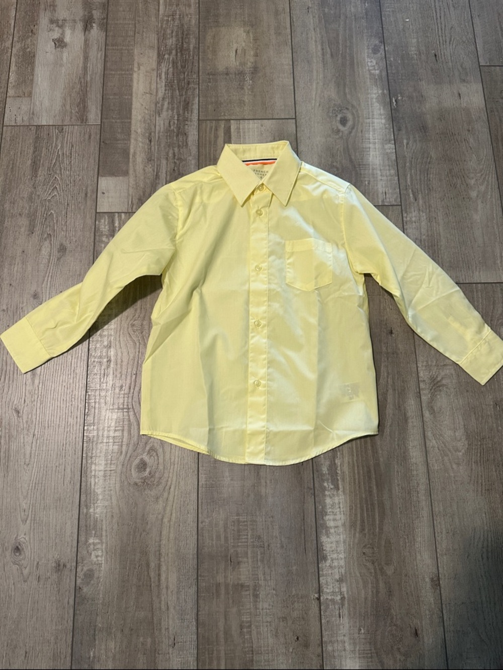 French Toast Yellow Button-Down Dress Shirt for Kids